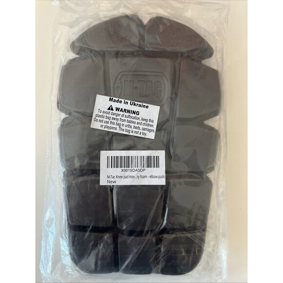 M-Tac Knee Pad Lot of 2 Pairs Insert Men Construction Tactical Black Utility New - Picture 8 of 8